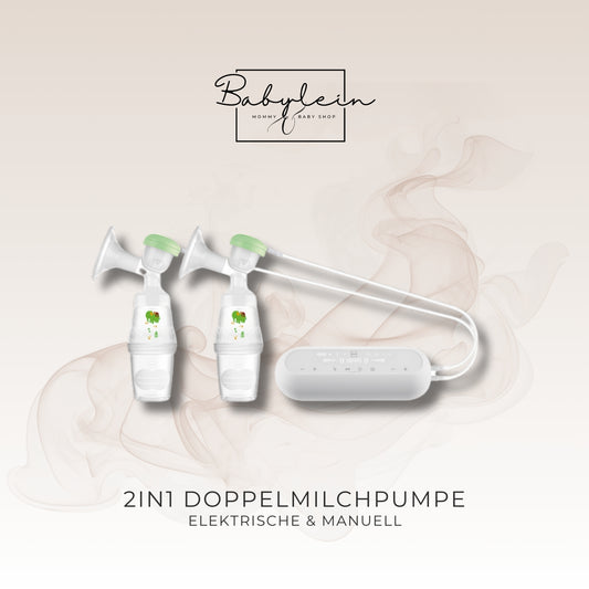 2in1 Doppelmilchpumpe | elektrisch & manuell