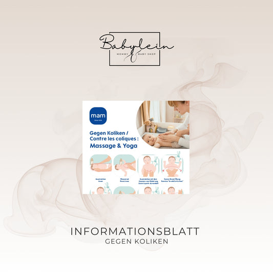 Infoblatt gegen Kolliken "Massage & Yoga"